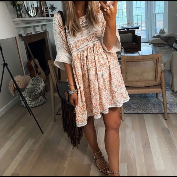 Red Dress Boutique Dresses & Skirts - Orange floral dress
